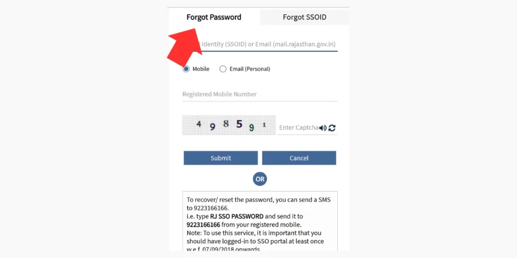 Forgot Password